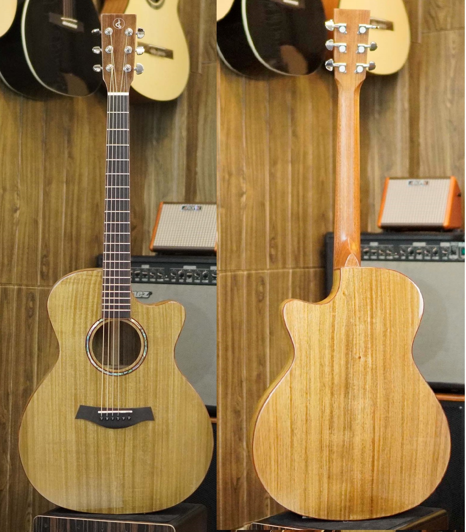 Đàn Guitar Acoustic Lương Sơn Lsa400Cfk Full Koa Cực Đẹp + Bền + Âm Hay »  Shop Guitar Cầu Giấy Hà Nội